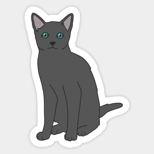 Russian Blue Sticker